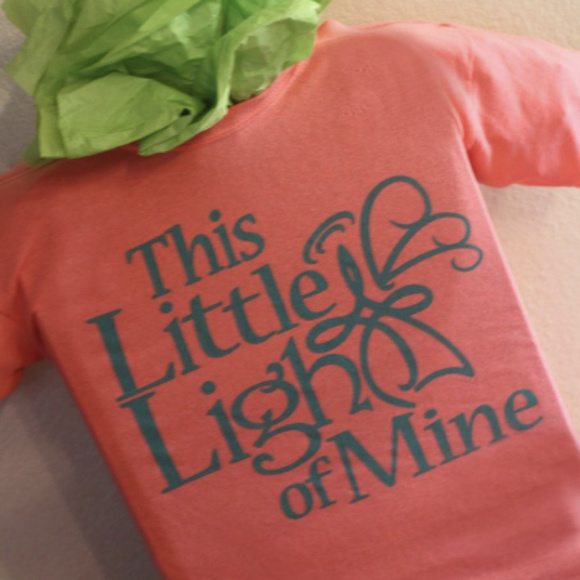 Little Light of Mine Kids Christian T-Shirt Pink - Picture 6 of 7